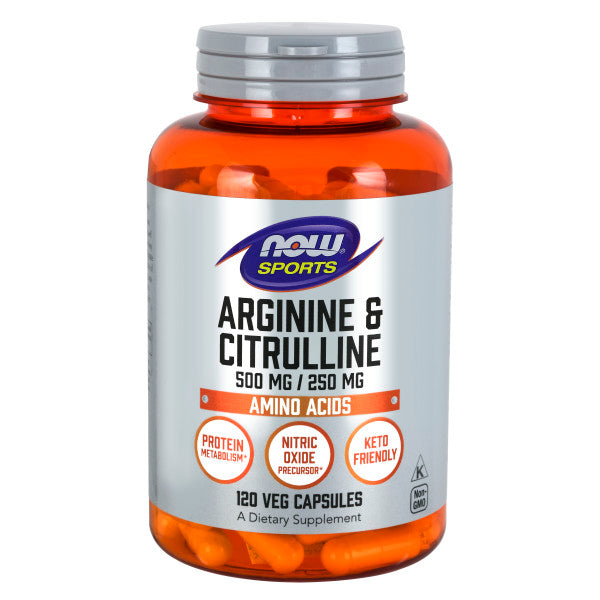 Arginine & Citrulline 500 mg/250 mg | Hỗ trợ quá trình chuyển hóa và sử dụng protein, duy trì các mô cơ khoẻ mạnh, xây dựng cơ bắp, Chống mệt mỏi  (120 Viên)