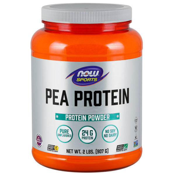 Pea Protein, Pure Unflavored Powder | Protein đậu Hà Lan  - Bổ sung 24g Protein chiết xuất từ đậu Hà Lan là nguồn đạm lý tưởng cho người luyện tập thể thao có chế độ ăn chay hoặc dị ứng  với sữa (Lactose) (907 gram)