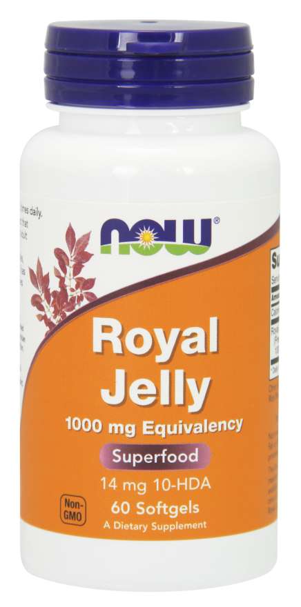 Royal Jelly 1000 mg | SỮA ONG CHÚA, Chống lại dấu hiệu lão hóa sớm ở da như nếp nhăn, đốm đen, thâm sạm. Giúp ngăn ngừa thoái hóa điểm vàng, điều trị các chứng xơ cứng động mạch, suy tim, đau thắt ngực và cao huyết áp (60 Viên)