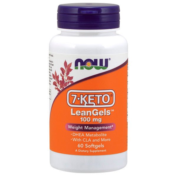 7-KETO® LeanGels™ 100 mg | Kết hợp cùng chế độ ăn kiêng KETO, Công thức kiểm soát cân nặng và đốt cháy mỡ thừa hoàn hảo - Tăng khả năng chuyển hóa năng lượng nhờ DHEA tự nhiên + CLA + L-carnitine + Rhodiola   (60 Viên)
