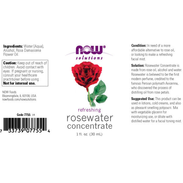Rosewater Concentrate | Tinh Dầu Chiết Xuất Tinh Chất Hoa Hồng (30ml)