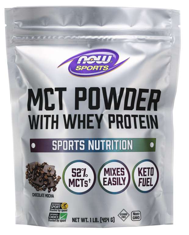 MCT Powder with Whey Protein | Bột Protein + Dầu MTC, Hỗ trợ cho chế độ ăn kiêng KETO, Giảm Cân hiệu quả với công thức chuẩn (Chocolate Mocha - 454 gram)