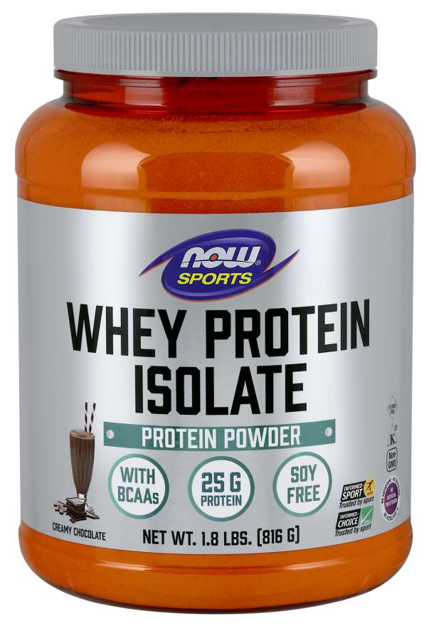Whey Protein Isolate, Creamy Chocolate Powder | Bổ sung 25g Đạm chất lượng cao có các axit amin chuỗi nhánh (BCAAs) có khả năng hấp thụ nhanh và dễ tiêu hóa dành cho người luyện tập thể thao (Vị Sô-cô-la - 816 gram)