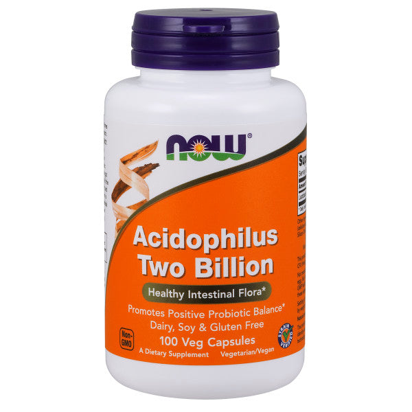 Acidophilus Two Billion | Bổ sung 2 Tỷ Vi Lợi Khuẩn Probiotic giúp cân bằng lượng vi lợi khuẩn trong đường ruột, Tăng Hệ Miễn Dịch (100 Viên)