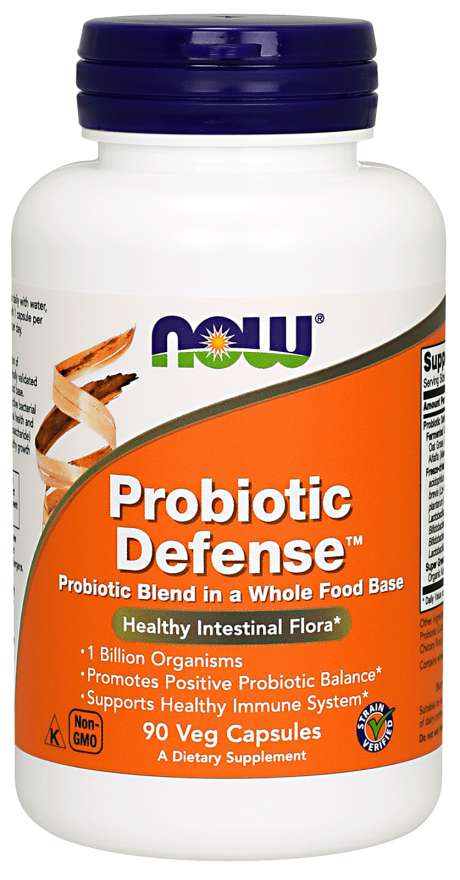 Probiotic Defense™ | Bổ Sung 1 Tỷ Vi Lợi Khuẩn từ 12 Chủng Men Vi Sinh Sống - Probiotics hỗ trợ sức khỏa hệ tiêu hóa và tăng cường hệ miễn dịch, cân bằng vi lợi khuẩn (90 Viên)