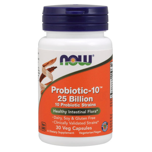 Probiotic-10™ 25 Billion | Bổ sung 25 Tỷ vi lợi khuẩn Hỗ trợ sức khỏe đường ruột và Tăng cường hệ miễn dịch (30 Viên)