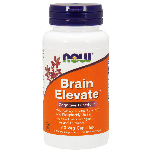 Brain Elevate™ | Hỗ trợ tuần hoàn máu não, thúc đẩy lượng máu đỏ & dưỡng chất lên não - Tăng cường trí nhớ, cải thiện các triệu chứng chóng mặt, ù tai (60 Viên) | HSD: 30/06/2023