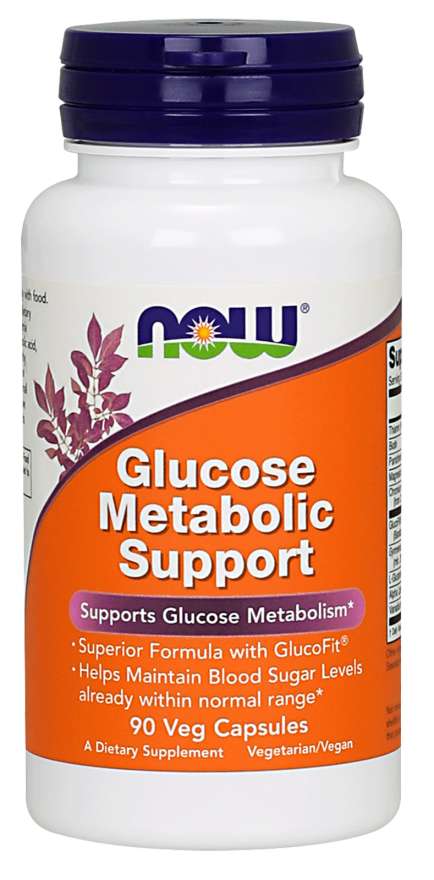NOW, Glucose Metabolic Support | SỨC KHOẺ BỆNH TIỂU ĐƯỜNG, Giúp duy trì lượng đường trong máu đã ở trong phạm vi bình thường (90 Viên)