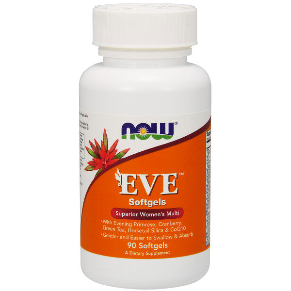 NOW, EVE ™ Women's Multiple Vitamin | Bổ Sung Vitamin tổng hợp & Khoáng Chất Hàng Ngày Dành Cho Phụ Nữ, Giúp Nâng Cao Sức Khỏe & Làm Đẹp Da (90 Viên nang mềm)