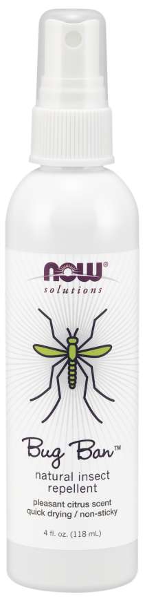 Bug Ban™ Spray, Organic | Chống côn trùng cắn/đốt vào da và làm diụ các vết cắn/đốt do côn trùng  (118ml)