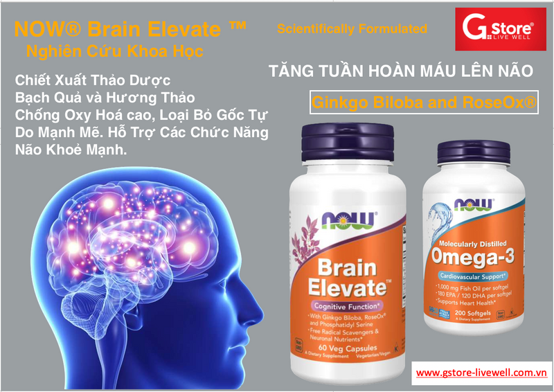 Combo 60 Ngày 2SP/25k/ngày: Tăng Tuần Hoàn Máu Lên Não - Mất ngủ, Chóng Mặt, Ù tai - Tăng Cường Trí Nhớ