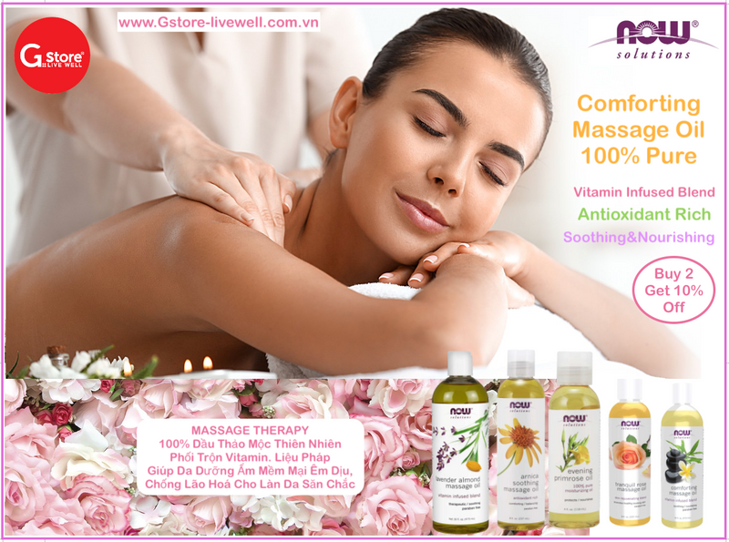 Tranquil Rose Massage Oil | Tinh dầu massage - Hương thơm hoa hồng (237ml)