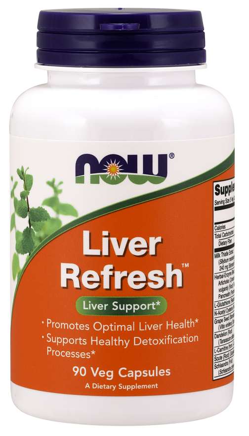 Combo GAN KHỎE - THẢI ĐỘC: NOW Liver Refresh (90 Viên) + Super Colon Cleanse (60 Viên) | FREESHIP TOÀN QUỐC