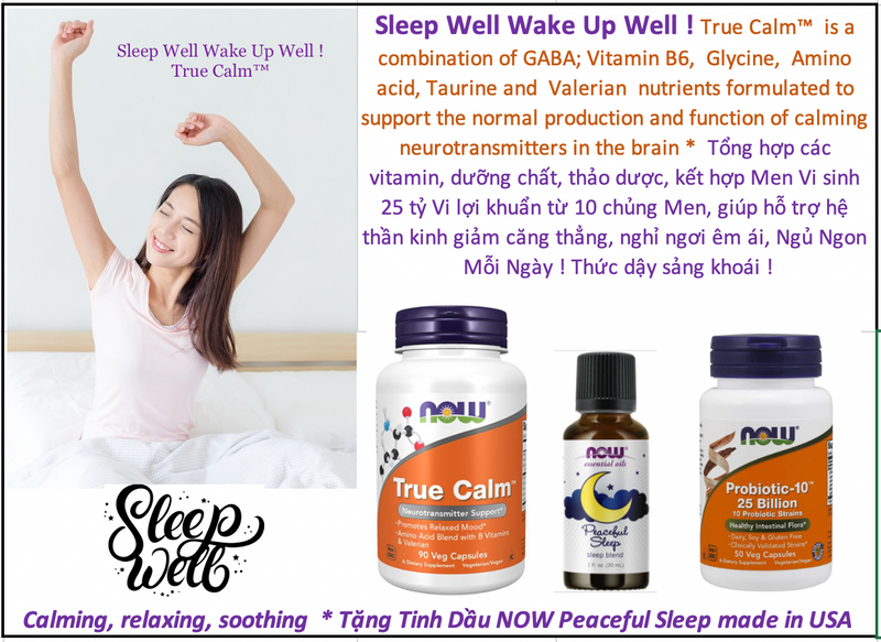 Combo Sleep Well - Live Well: Thư Giãn, Thoải Mái, Tạo Giấc Ngủ Tự Nhiên
