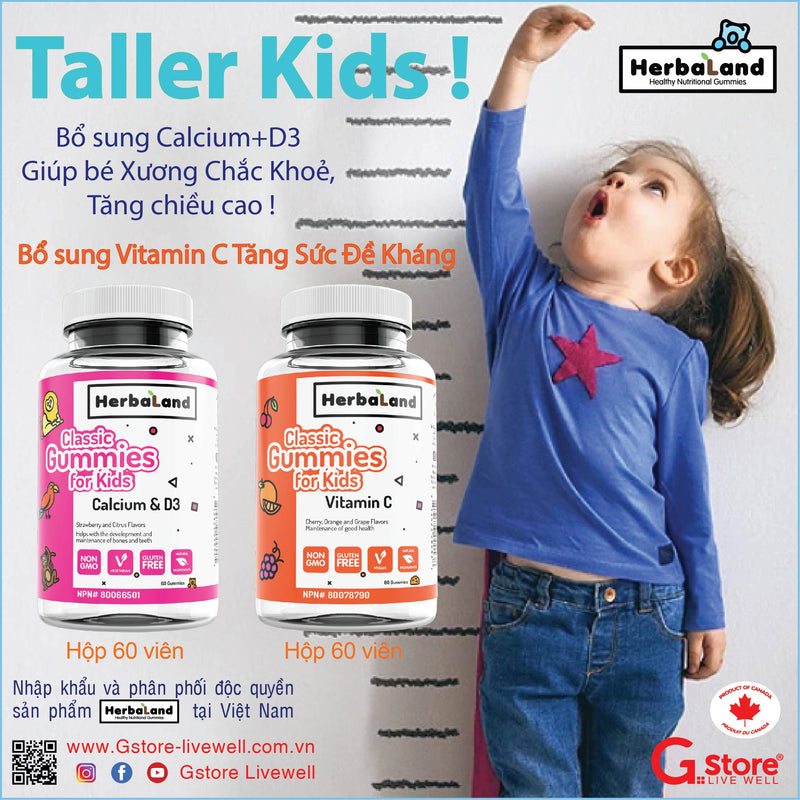 Gummies For Kids: Vitamin C | TĂNG SỨC ĐỀ KHÁNG, PHÒNG VỆ CÚM - Bổ Sung Vitamin C Thuần Thực Vật Giúp Tăng Cường Hệ Miễn Dịch, chống lại các bệnh vặt (sổ mũi, viêm họng,..) 60 Viên - Dành Cho Trẻ Từ 4 Tuổi - Vị Cherry, Orange and Grape | HSD: 09/2023