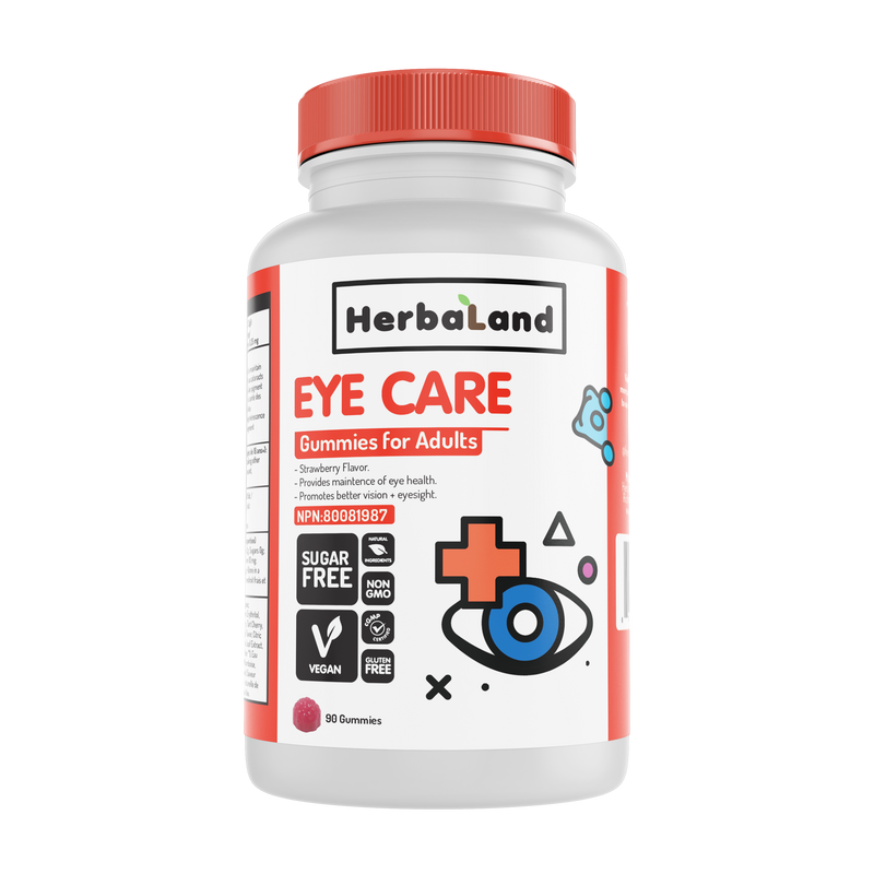 Gummies for Adults: Eye Care | Bô Sung 5mg Lutein + Zeaxanthin, Giúp Bảo Vệ Sức Khỏe Thị Giác, Cải thiện Nhức Mỏi Mắt (90 Viên - Dành Cho Người Lớn - Vị Strawberry) | HSD: 30/06/2023