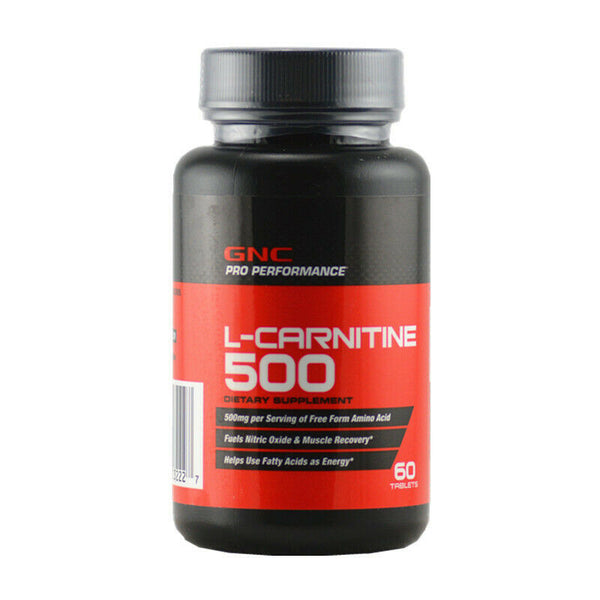GNC Pro Performance L-Carnitine 500 | Cung cấp axit amin L- Carnite cho người tập luyện (60 viên)